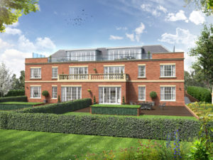 Image of Heronslea New Homes in Radlett - Watford Road - CGI Rear