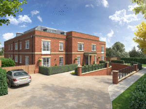 Image of Heronslea New Homes in Radlett - Newland Heights - Watford Road - CGI Front External
