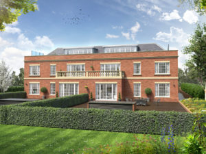 Image of Heronslea New Homes - Newland Heights - Watford Road - Radlett - CGI Rear External