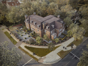 CGI of 28 The Bishops Avenue - Aerial